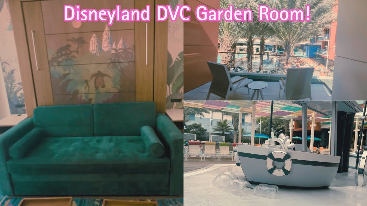 Disneyland' Secret Stay DVC Garden Room Duo Studio Tour!