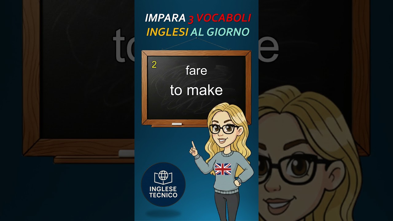 Migliora il tuo Inglese: 3 vocaboli in 20 secondi! 