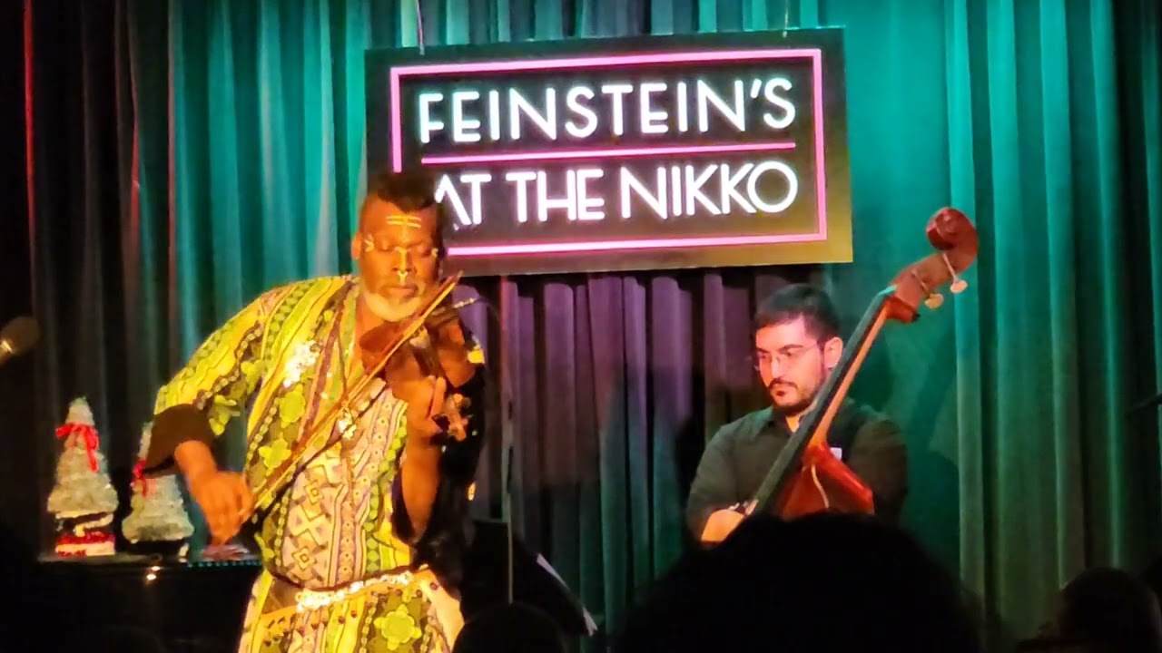 Violinist Kippy Marks  performs 