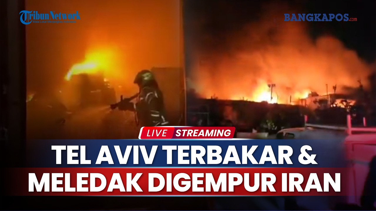 Jet Rusia Dikerahkan, Israel Dihujani Bom Tel Aviv Terbakar & Meledak, Kapal Induk Nuklir AS Kabur