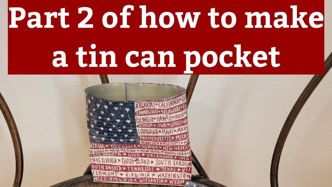 Tin Can Pocket Posy # 2