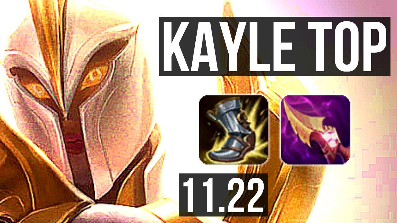 KAYLE vs TEEMO (TOP) (DEFEAT) | Rank 3 Kayle, 1.8M mastery, 400+ games | KR Master | 11.22