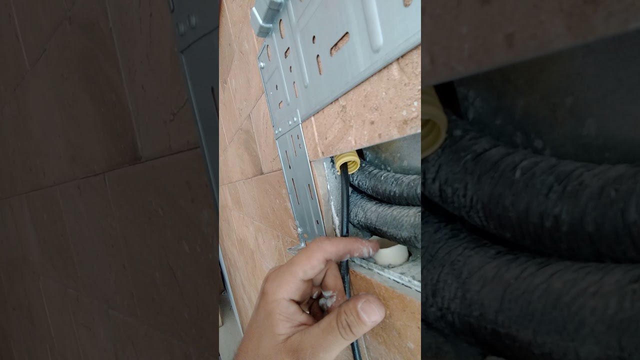 Como instalar ar condicionado split com caixa de passagem!