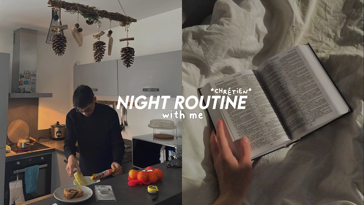 Night Routine with me (chrétienne) *réaliste* 🌃🌜 | Jeanne L.