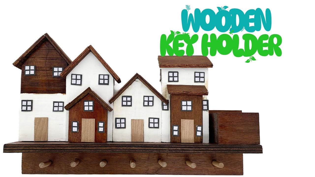Wooden Key Holder making #trending #wood #carpentry #woodworking #diy #keychain #keyholder #viral