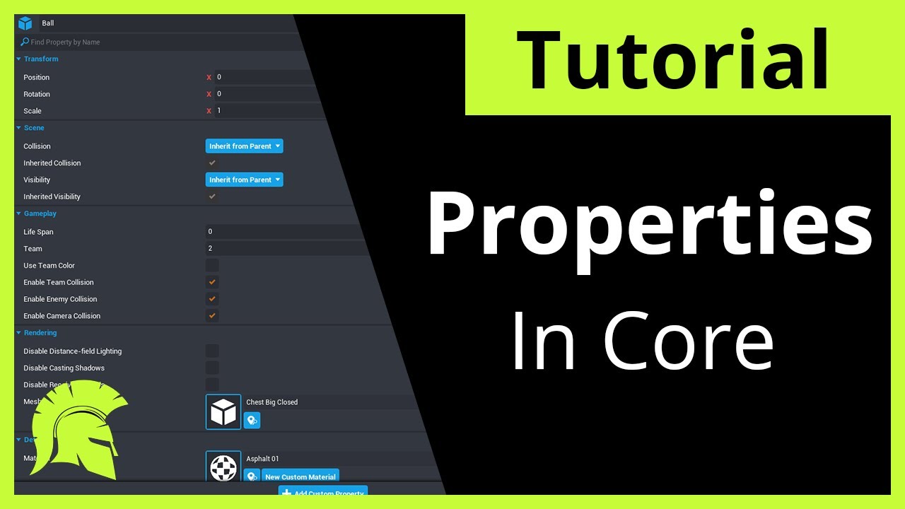 Core Games Editor Tutorial - Learning Properties (Step-by-Step)