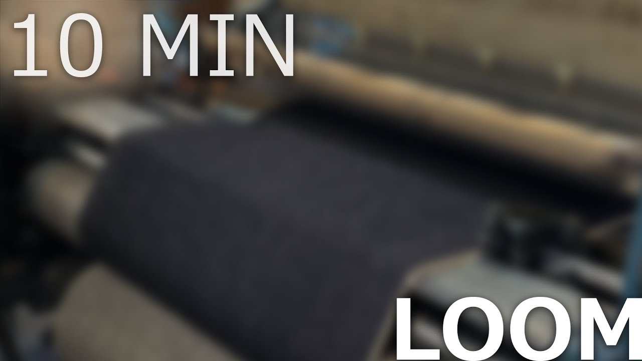 Shuttle Loom ASMR – 10 Minutes of Japanese Selvedge Denim Weaving Sounds