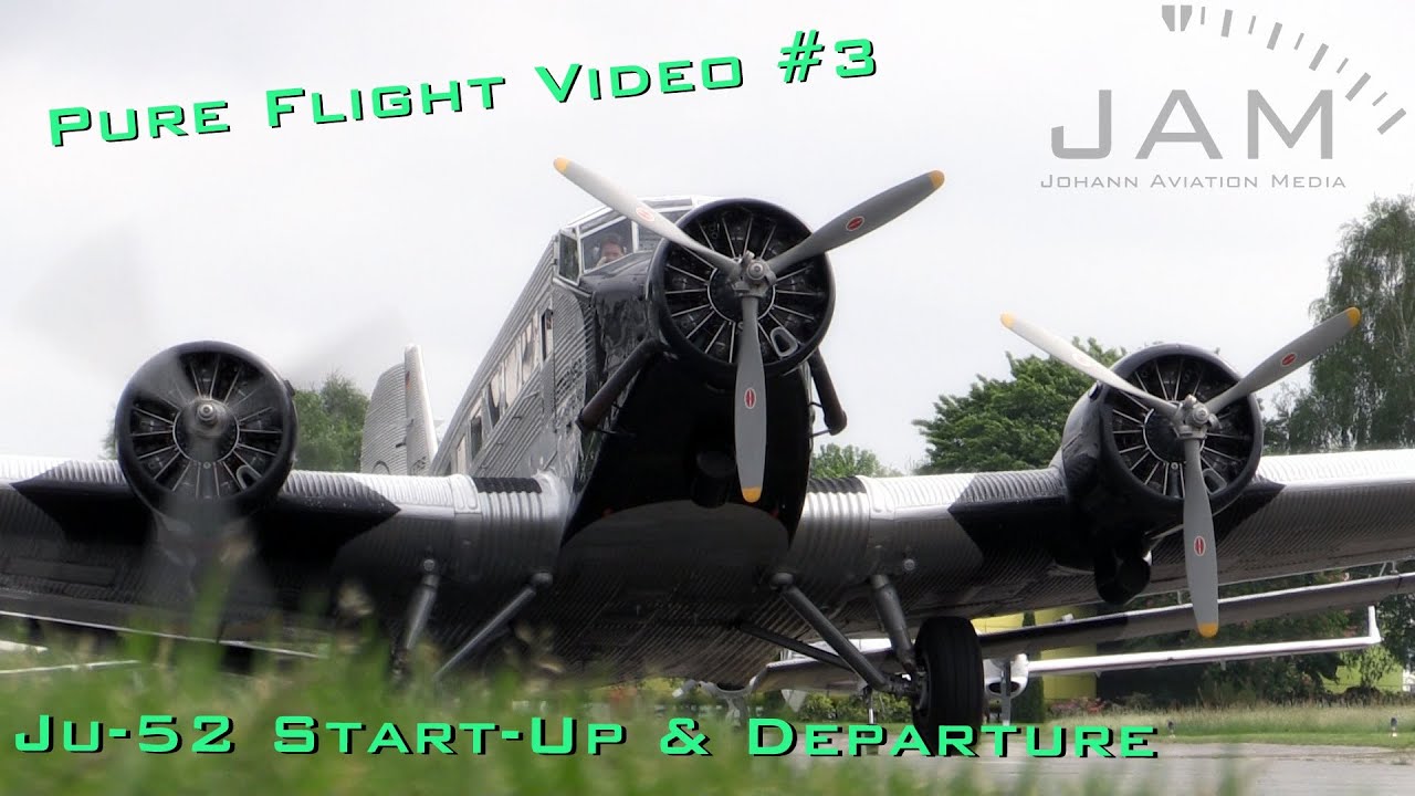 Pure Flight Video - Jut-52 Startup & Depature