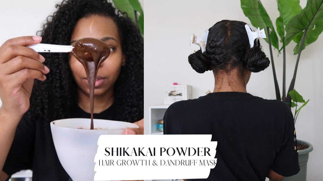 Shikakai Powder DIY Hair Mask Ayurvedic Wash Day|Hair Growth Fights Dandruff Strengthens & Detangles