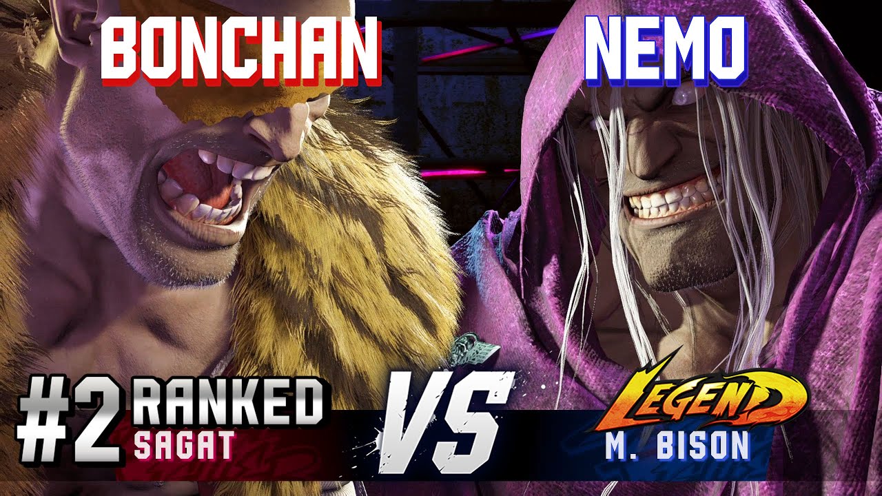SF6 ▰ BONCHAN (#2 Ranked Sagat) vs NEMO (M.Bison) ▰ High Level Gameplay