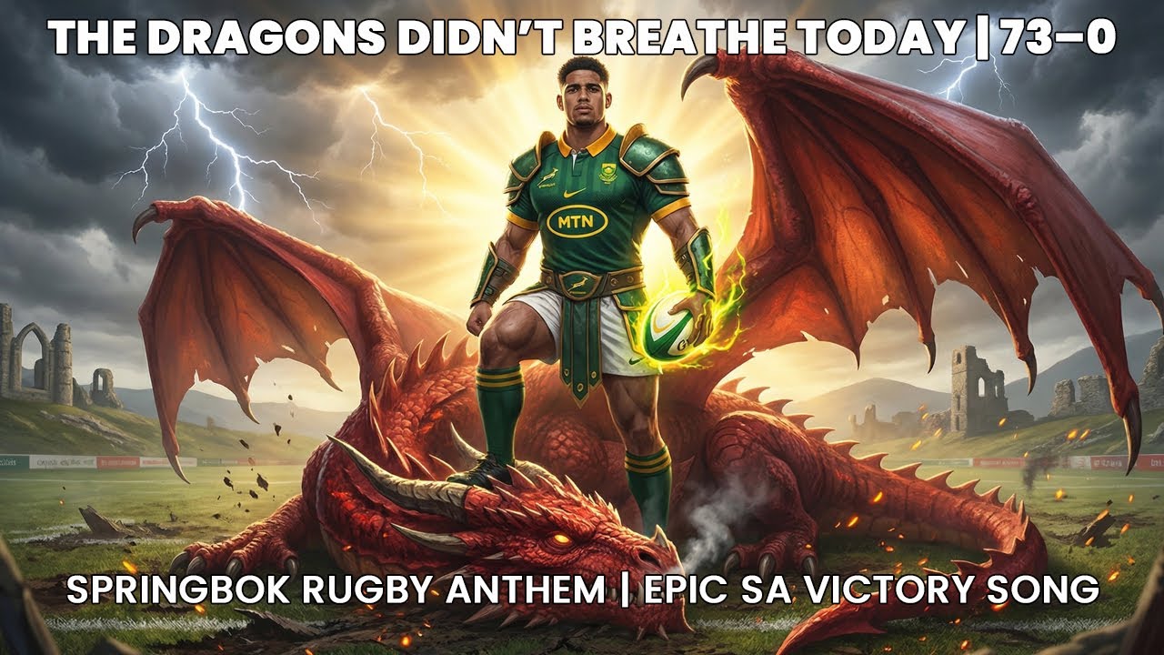 The Dragons Didn’t Breathe Today | Springboks vs Wales 73–0 | Epic SA Victory Song