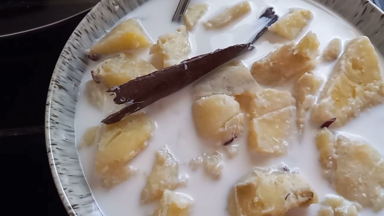 lorenita tv cocino camote en leche.