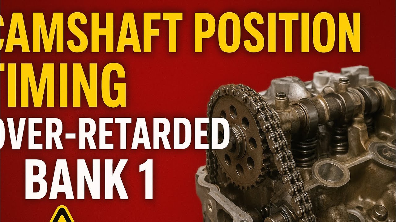 P0012 A Camshaft Position Timing Over - Retarded Bank. 1  Error Code Fixed ✅
