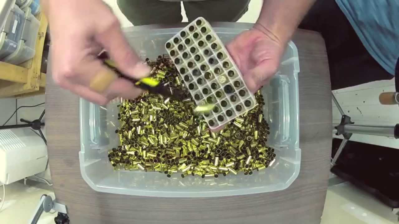 Counting & Sorting Pistol Brass for Reloading 9mm