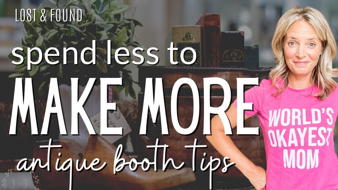 How to Manage Your Inventory Spending to BOOST Profit! Antique Booth Tips | Neweer Ring Light Review