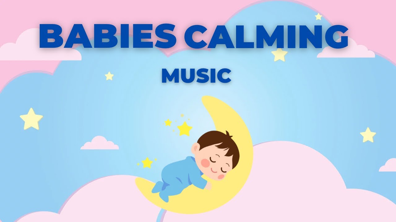 Baby Calming Music with Floating Clouds | Relaxing Soothing Sounds for Sleep
