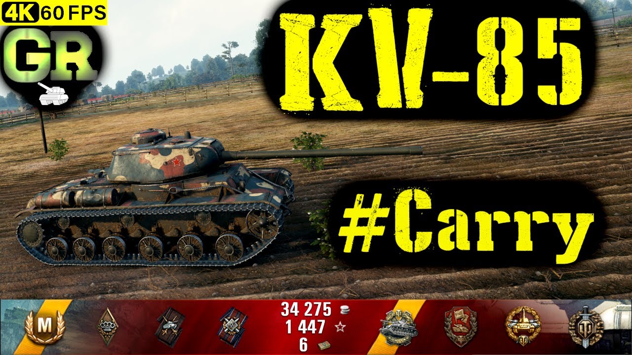 World of Tanks KV-85 Replay - 7 Kills 2.7K DMG(Patch 1.4.0)