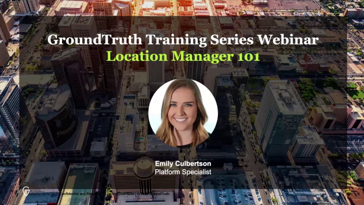 Training Series Location Manager 101