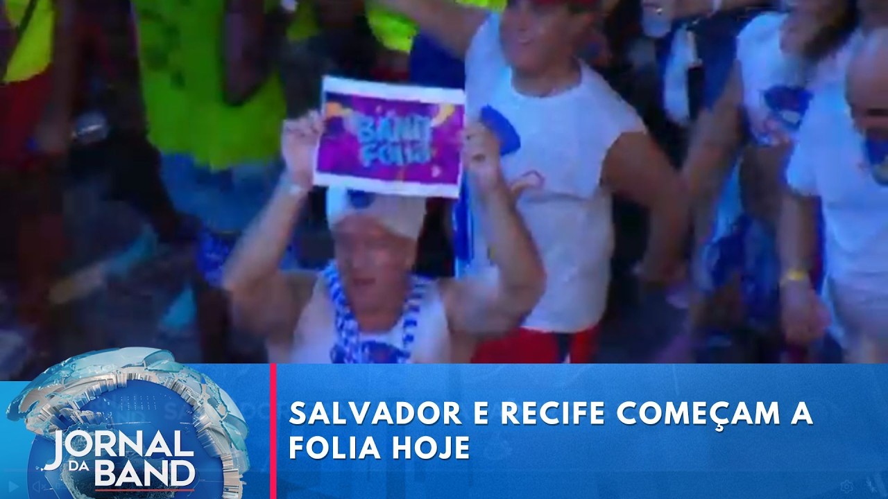 Bandfolia: Confira como está Salvador e Recife para o carnaval | Jornal da Band