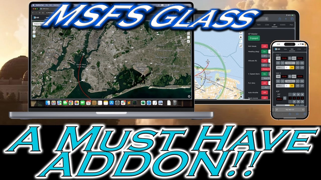 MSFS Glass — ОБЯЗАТЕЛЬНОЕ дополнение для Microsoft Flight Simulator 2020/2024