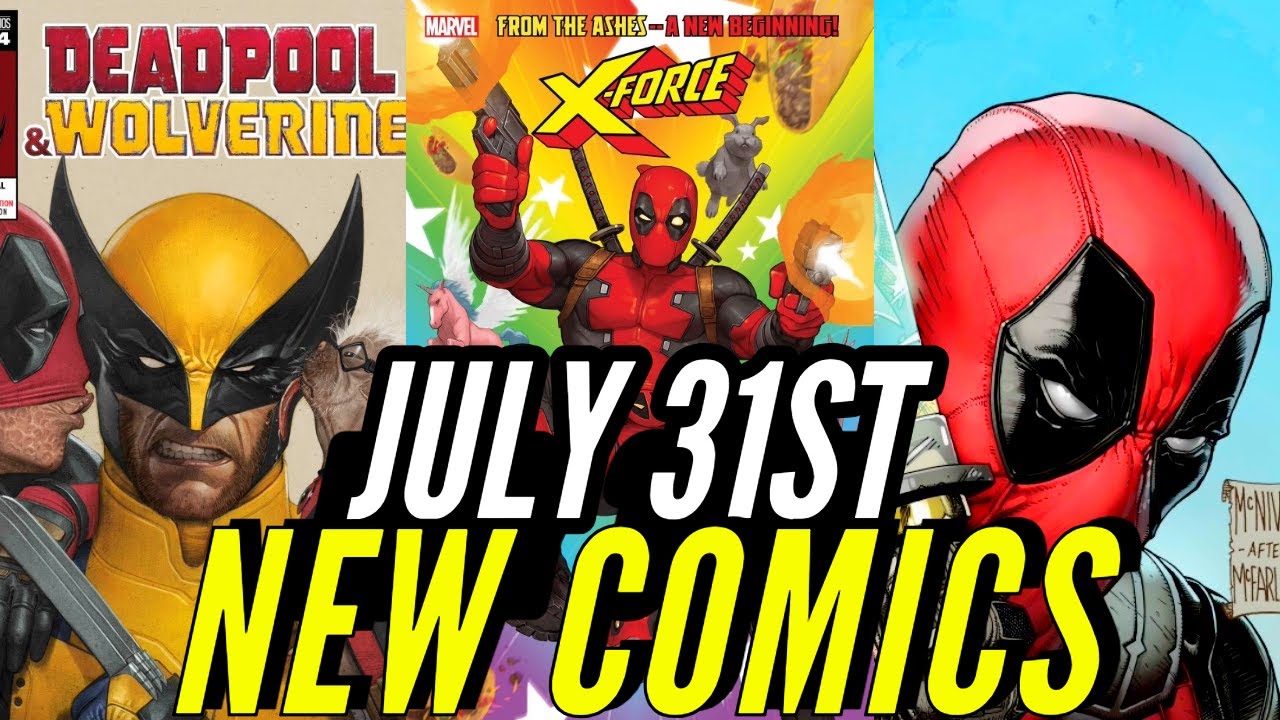 NEW COMIC BOOKS RELEASING JULY 31ST 2024 DC & MARVEL COMICS PREVIEWS COMING OUT THIS WEEK #comics
