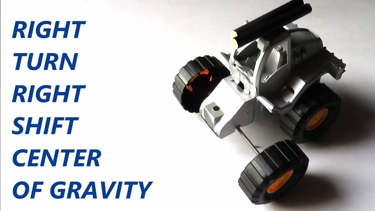 FIRST EVER Stable 4 wheeled robot fighter with variable center of gravity prevented overturn