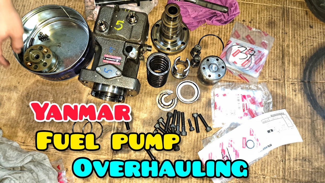 How do you overhaul a fuel pump?#mechanical #engine #fuelpump #yanmar