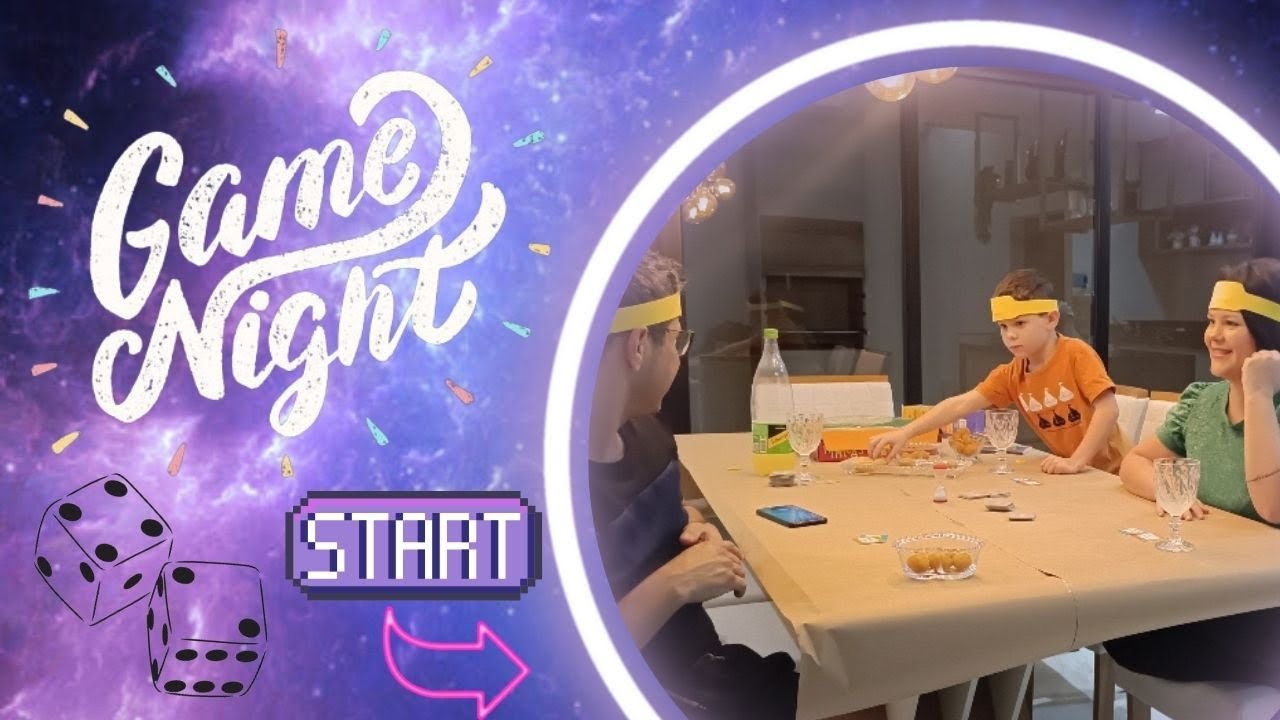 FIZEMOS UMA NOITE DOS JOGOS EM FAMILIA!