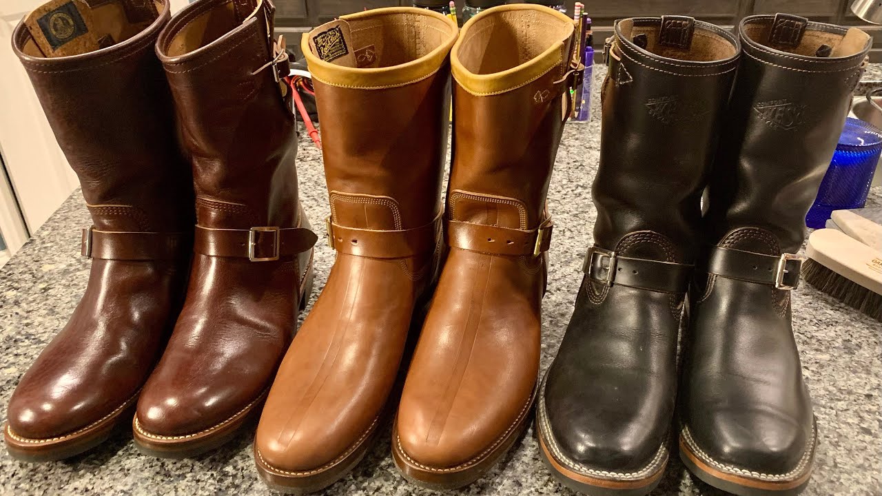 Engineer Boots: Role Club, Wesco Mister Lou, and John Lofgren + Black Sign Aviator Boots