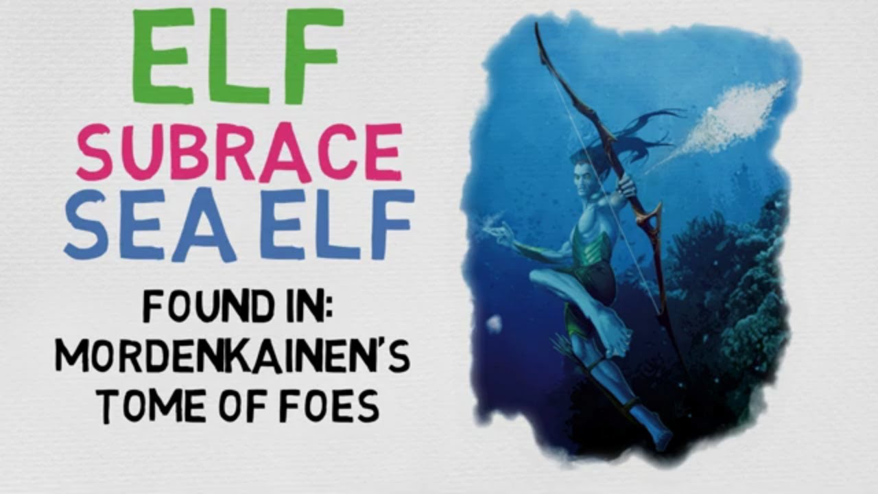 Race #3.9: Elf --- Sea Elf (DnD 5E Races)