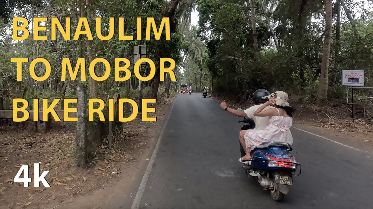 Goa 4K: Benaulim to Mobor-Cavelossim bike ride, April 2023