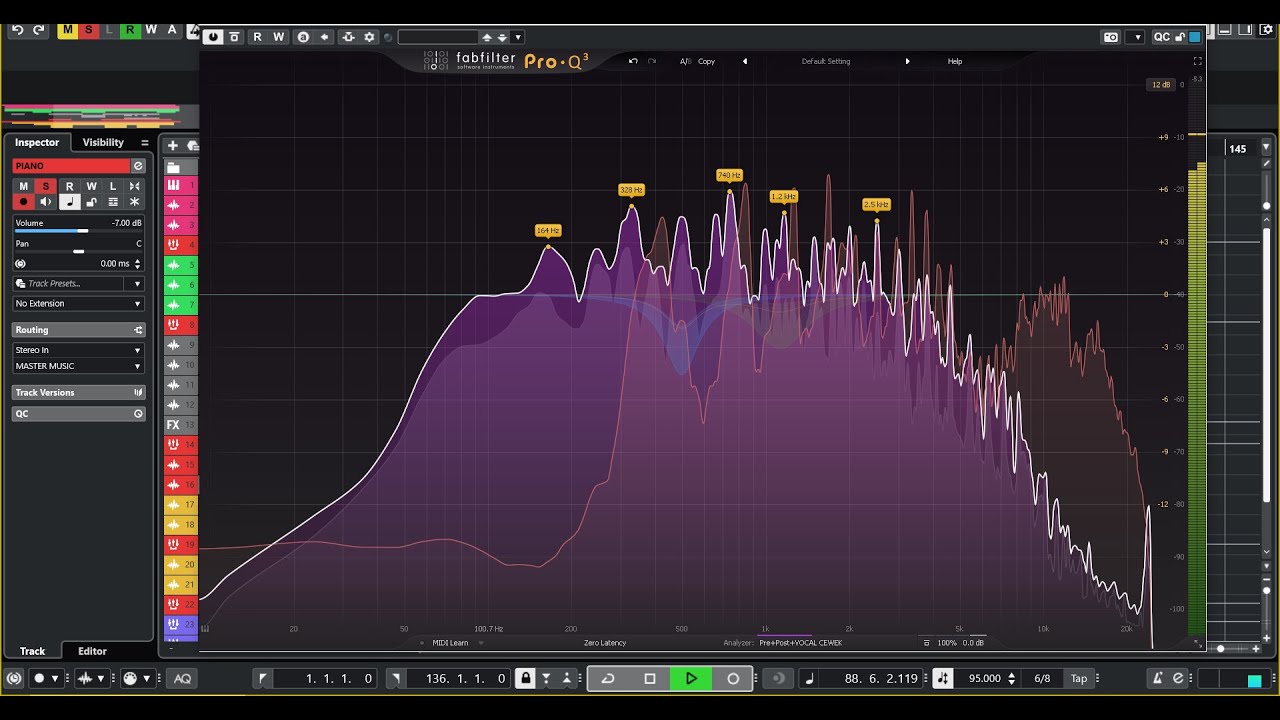 TIPS CUBASE: CARA MENGATASI FREQUENSI YANG BERTABRAKAN SAAT MIXING DENGAN PRO-Q3 | 