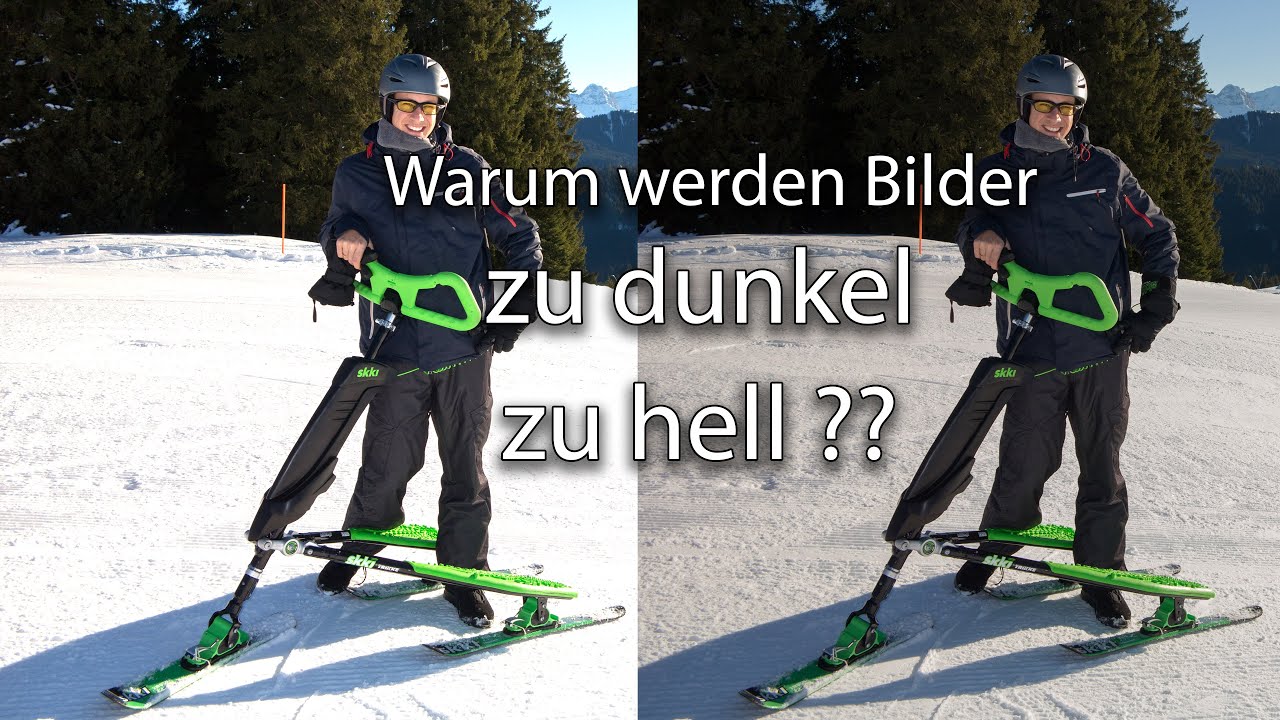 FOTOGRAFIEREN LERNEN 58📸 Warum wird Foto im Schnee zu dunkel oder zu hell???