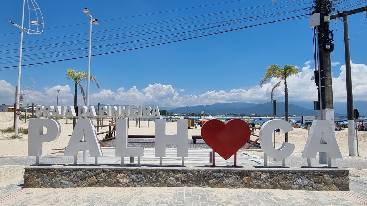 🌞🏖 PRAIA DA PINHEIRA SC 🏖🌞- UM DIA DE VERÃO NA PRAIA DA PINHEIRA, 29/01/24 !!!