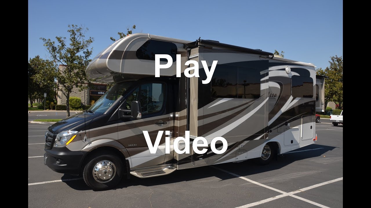 2015 C-class Mercedes Benz Turbo Diesel RV Tour Forest River Solera 24D Review Blog & It's For-Sale