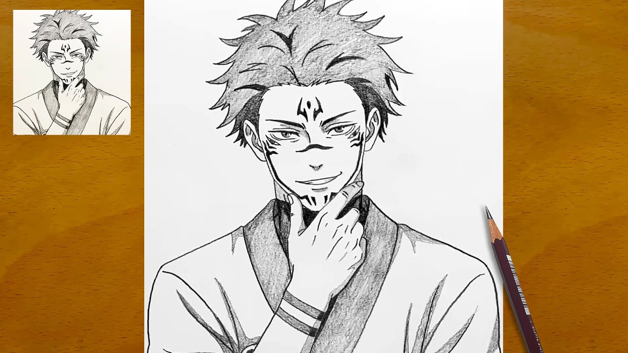 Learn to Draw Sukuna Megumi Version | Anime Drawing Guide
