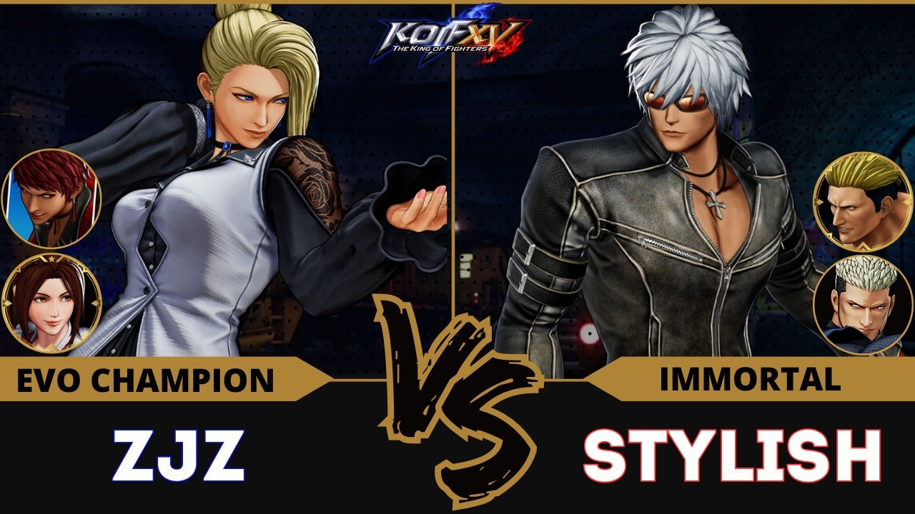 KOF XV🎄 ZJZ (Mature/Vice/Mai) vs STYLISH (Yamazaki/K'/Goenitz)🎄Replay Match - 12/24