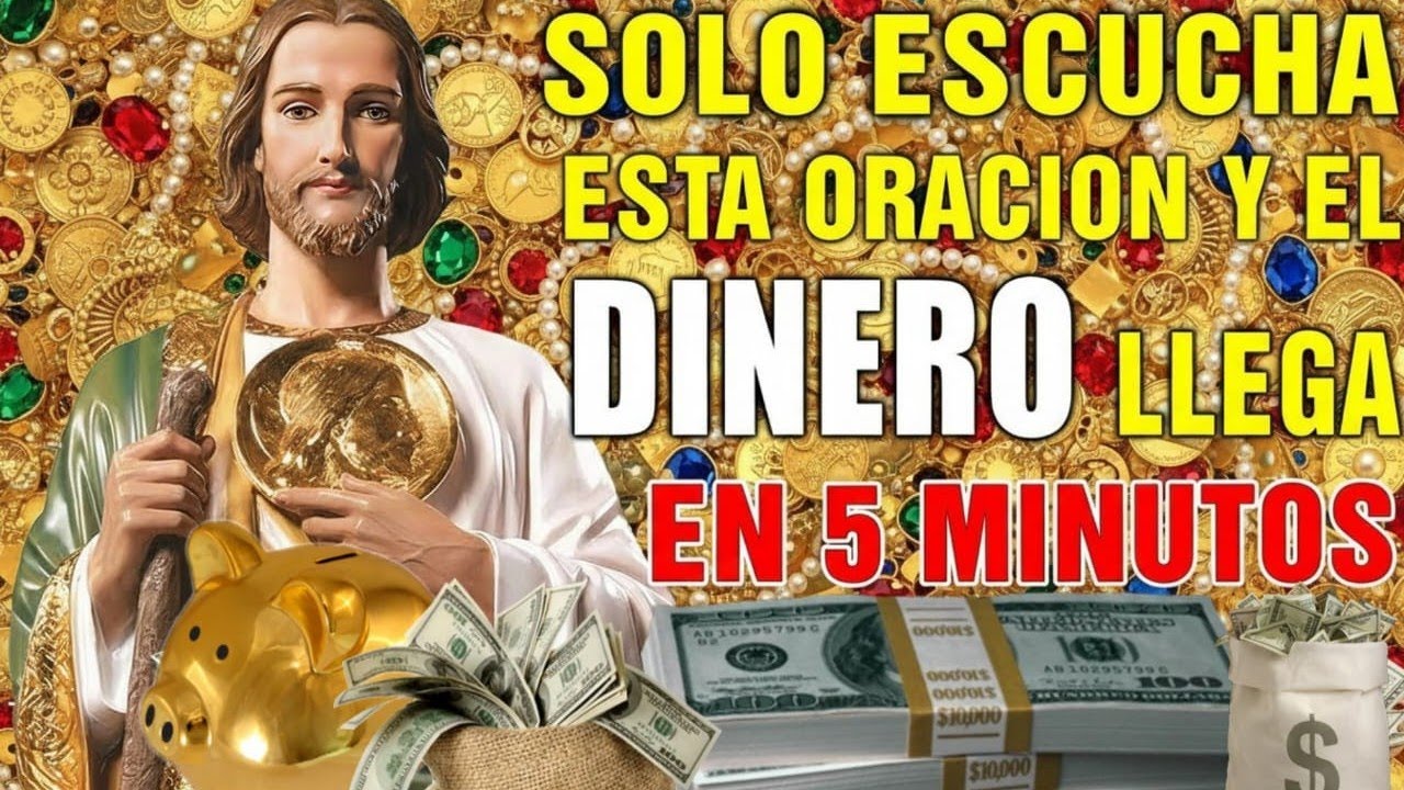 EN MENOS DE 5 MINUTOS LLEGA DINERO JUDAS TADEO!🙏La ORACIÓN MILAGROSA que NO FALLA PARA TODO
