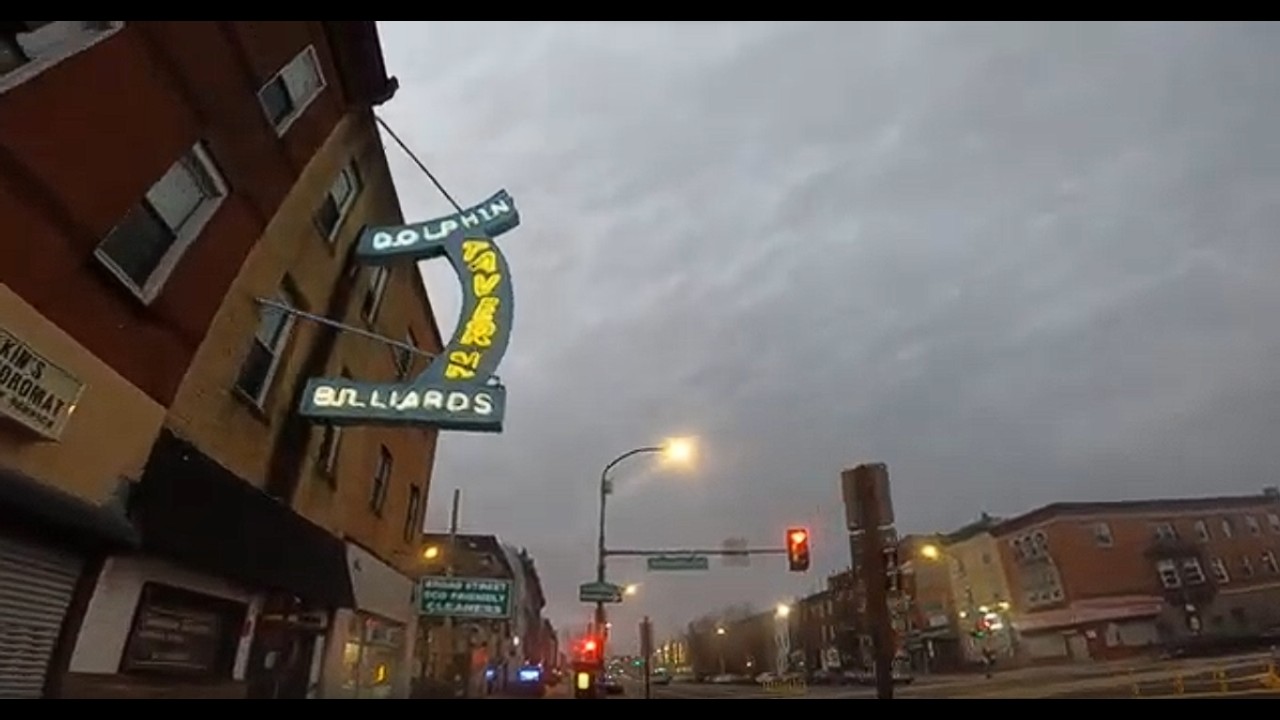 Sunrise ASMR Walk No Talking ** South on Broad from Reed then North near Morris ** Philadelphia [4K]