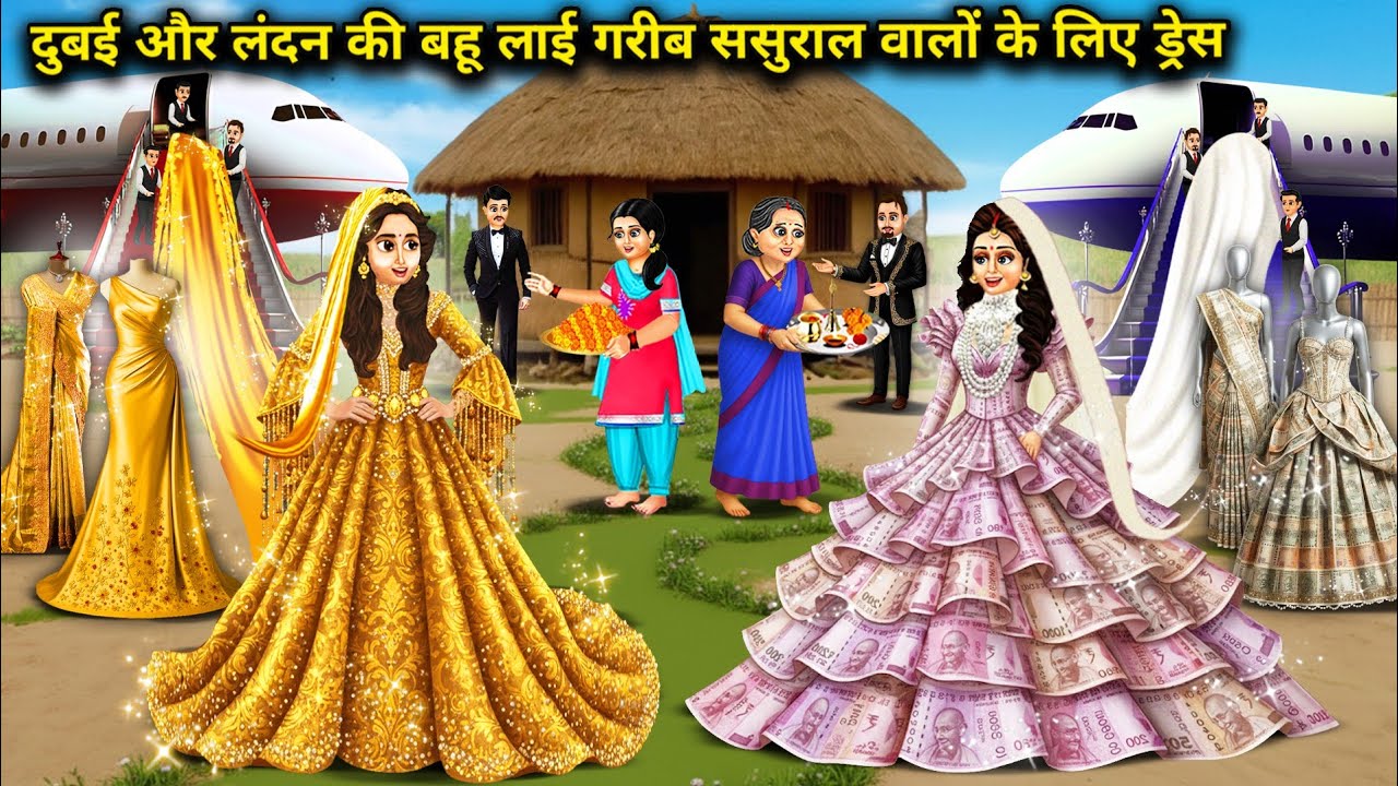 "दुबई और लंदन की बहू लाई गरीब ससुराल वालों के लिए ड्रेस || Dubai & London Bahus Gave Dresses"