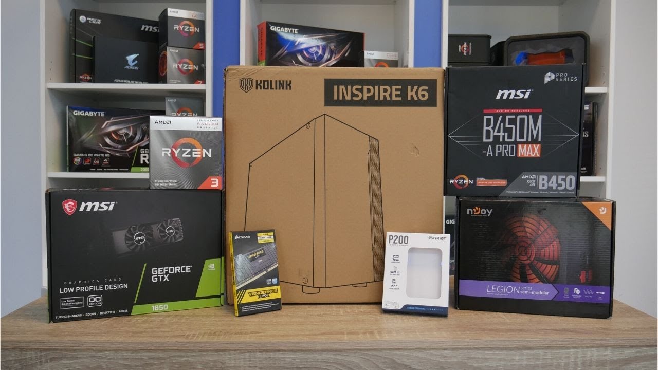Asamblare SISTEM GAMING de BUGET || Ryzen 3 3200G,16GB DDR4, GeForce GTX 1650
