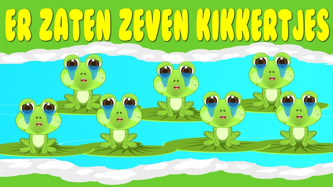 Nederlandse Kinderliedjes | Er zaten zeven kikkertjes etc.