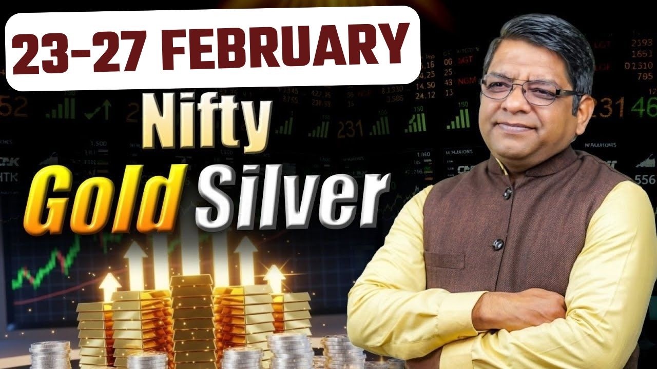 Five-Planet Conjunction in Aquarius: Volatility for Nifty, Gold & Silver |  Market Outlook 23–27 Feb