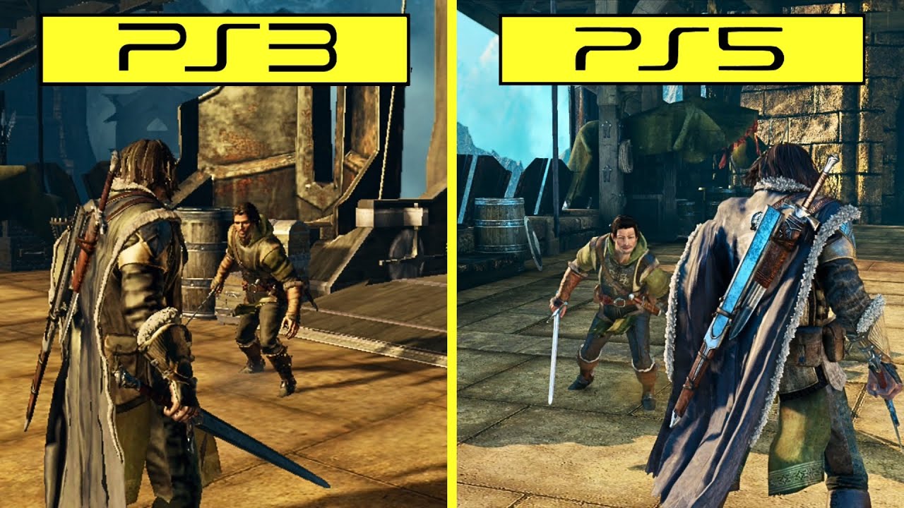 Middle-earth: Shadow of Mordor PS3 vs PS5 Graphics Comparison