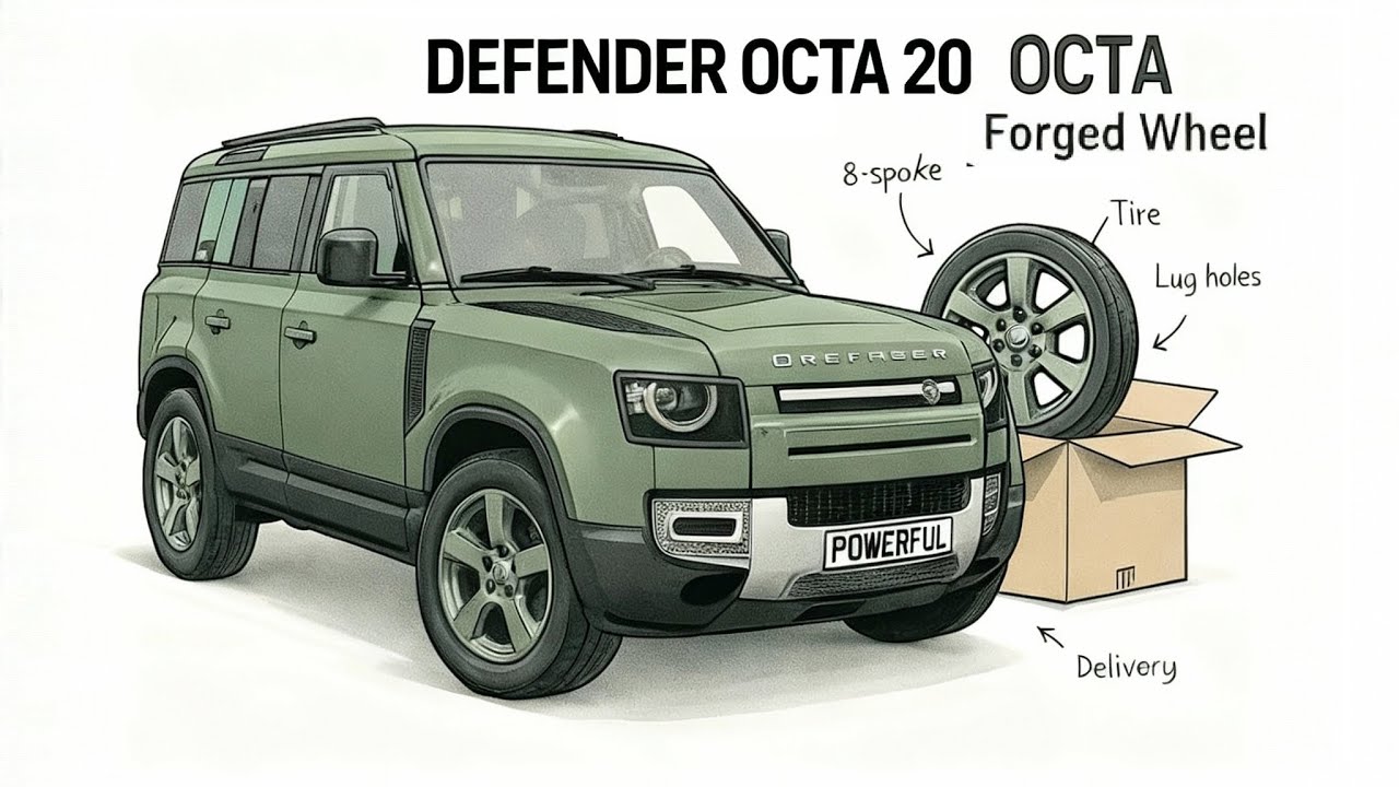 We Take a Close Look at The Genuine Land Rover Defender OCTA Forged Alloy 20