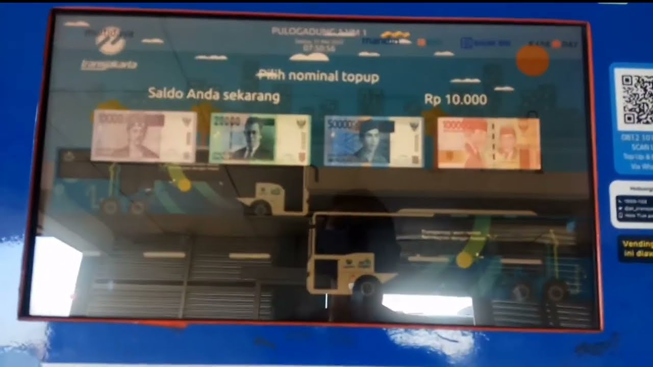 Eps.2 Cara isi saldo Kartu Jaklingko via Vending mesin Transjakarta. @omiman1472