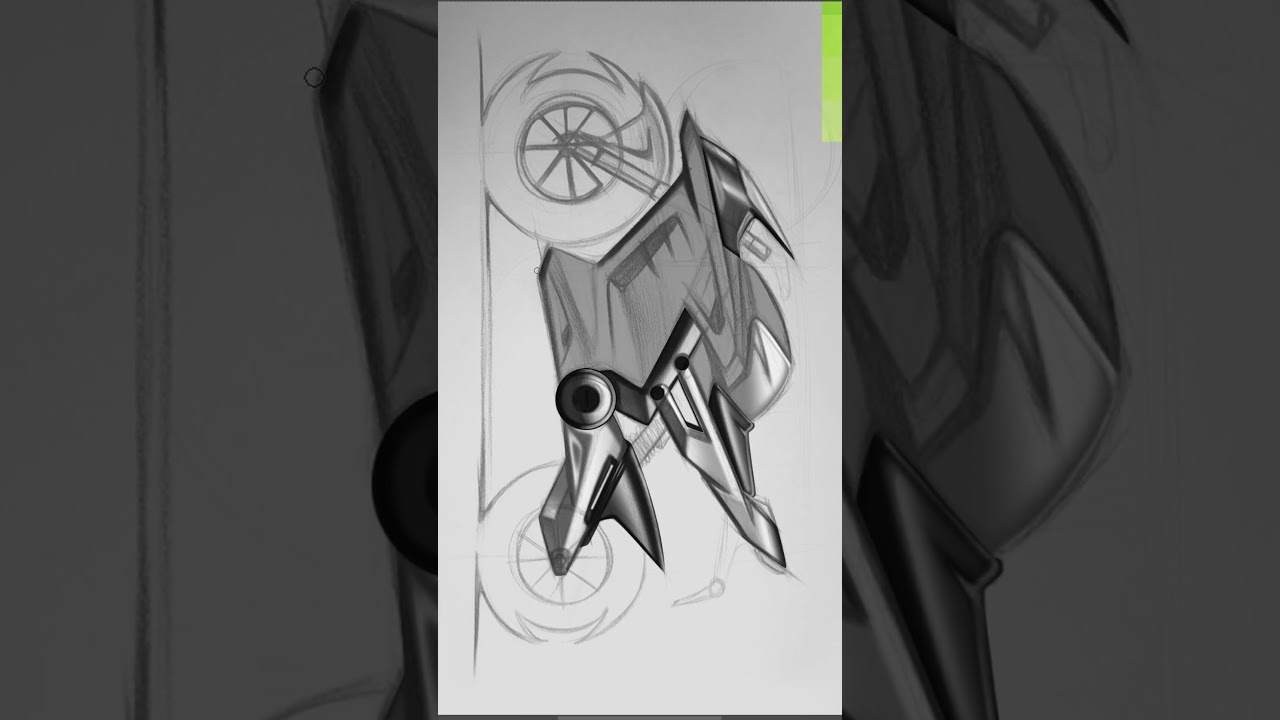 Sketch to Superbike 🏍️🔥 #automobile #sketch #watchoutforthenew #art