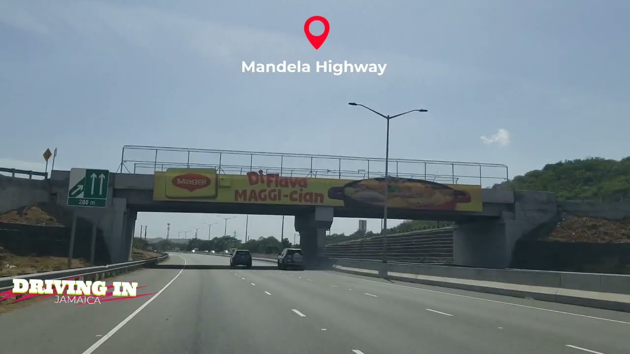 Driving from Kingston to Spanish Town Jamaica l