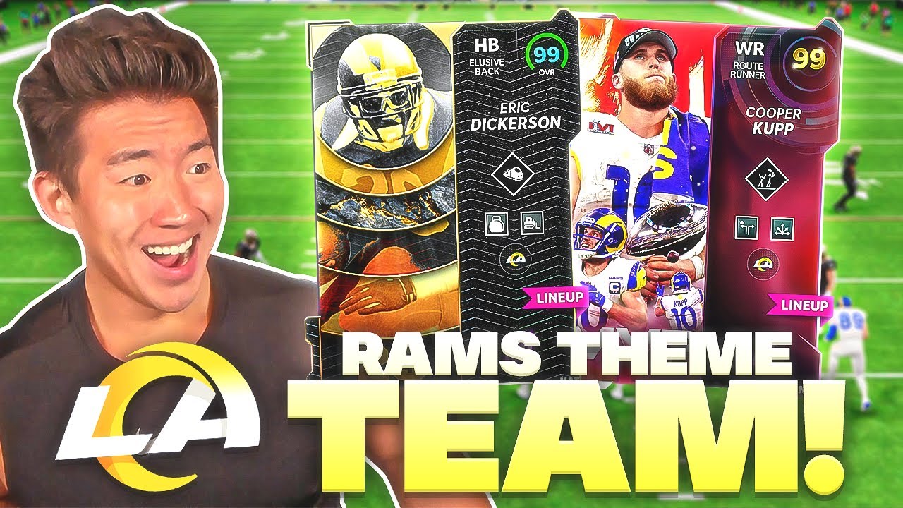Los Angeles Rams Theme Team! MOST TOXIC Lineup in the game.. Madden 22
