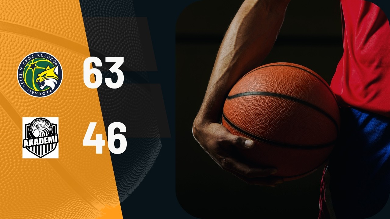 İZMİT AKADEMİ ( A ) - GELİŞİM SPOR ( A ) U 12 ERKEK SERİ A LİGİ BASKETBOL MAÇI